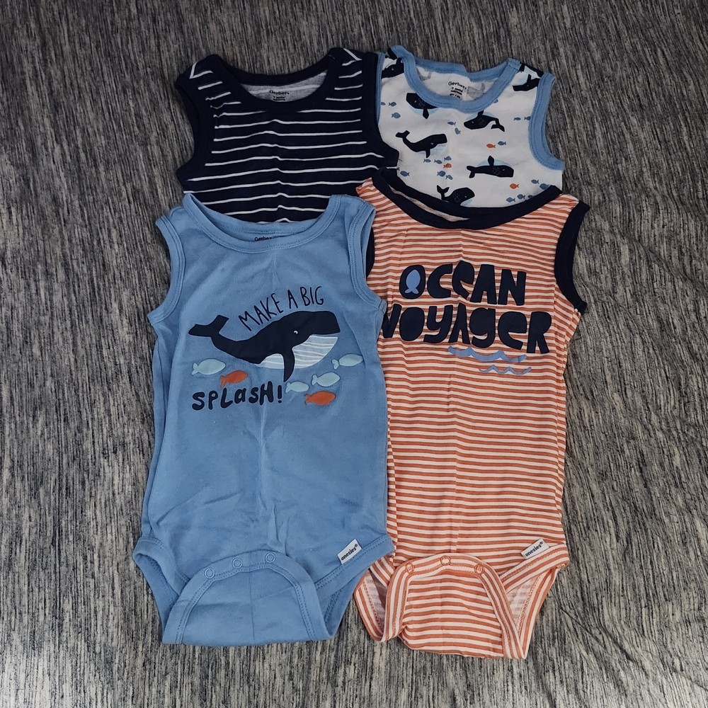 Gerber Nautical Bodysuit Set